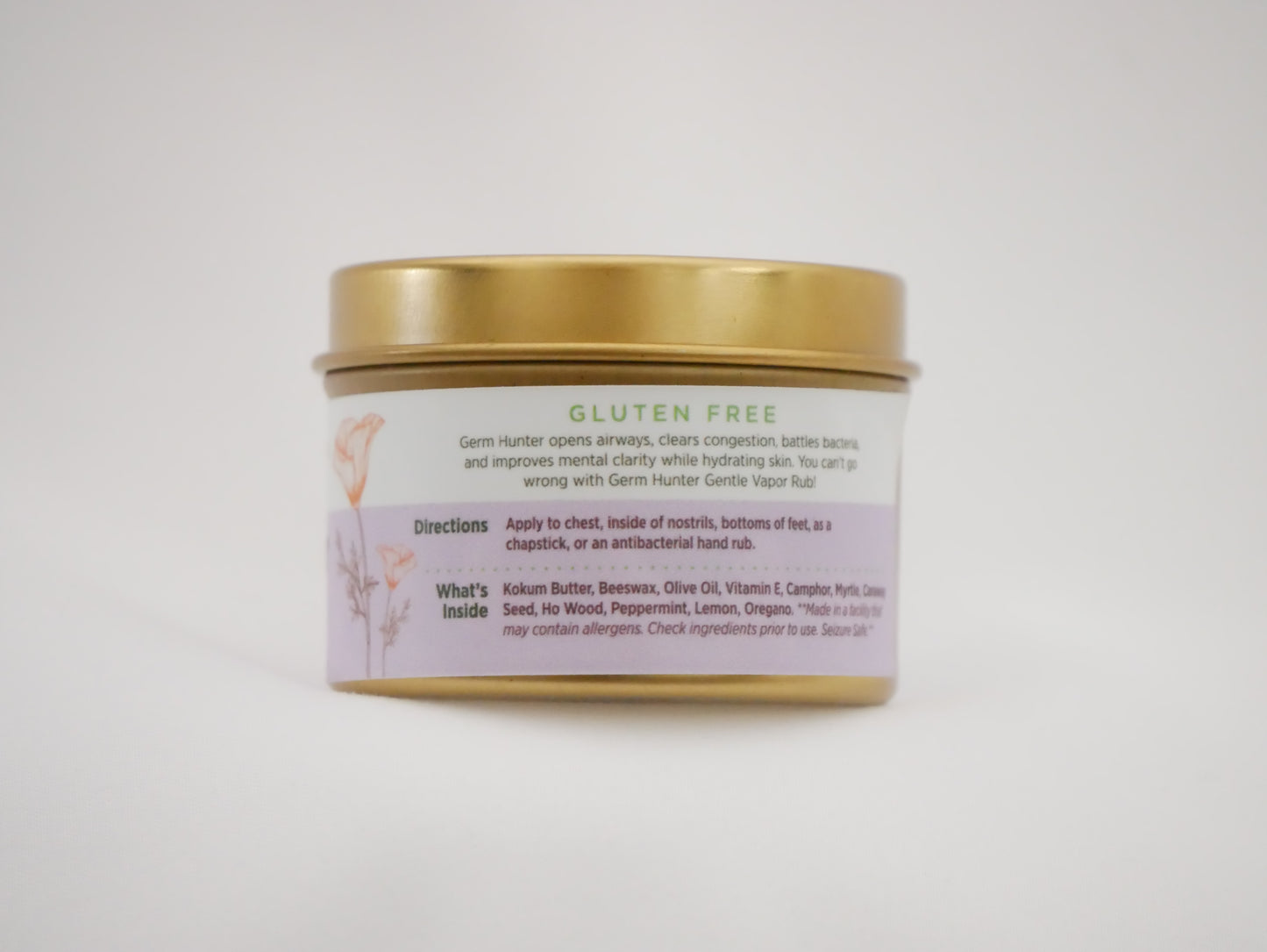 California Country Organics Germ Hunter Ingredients